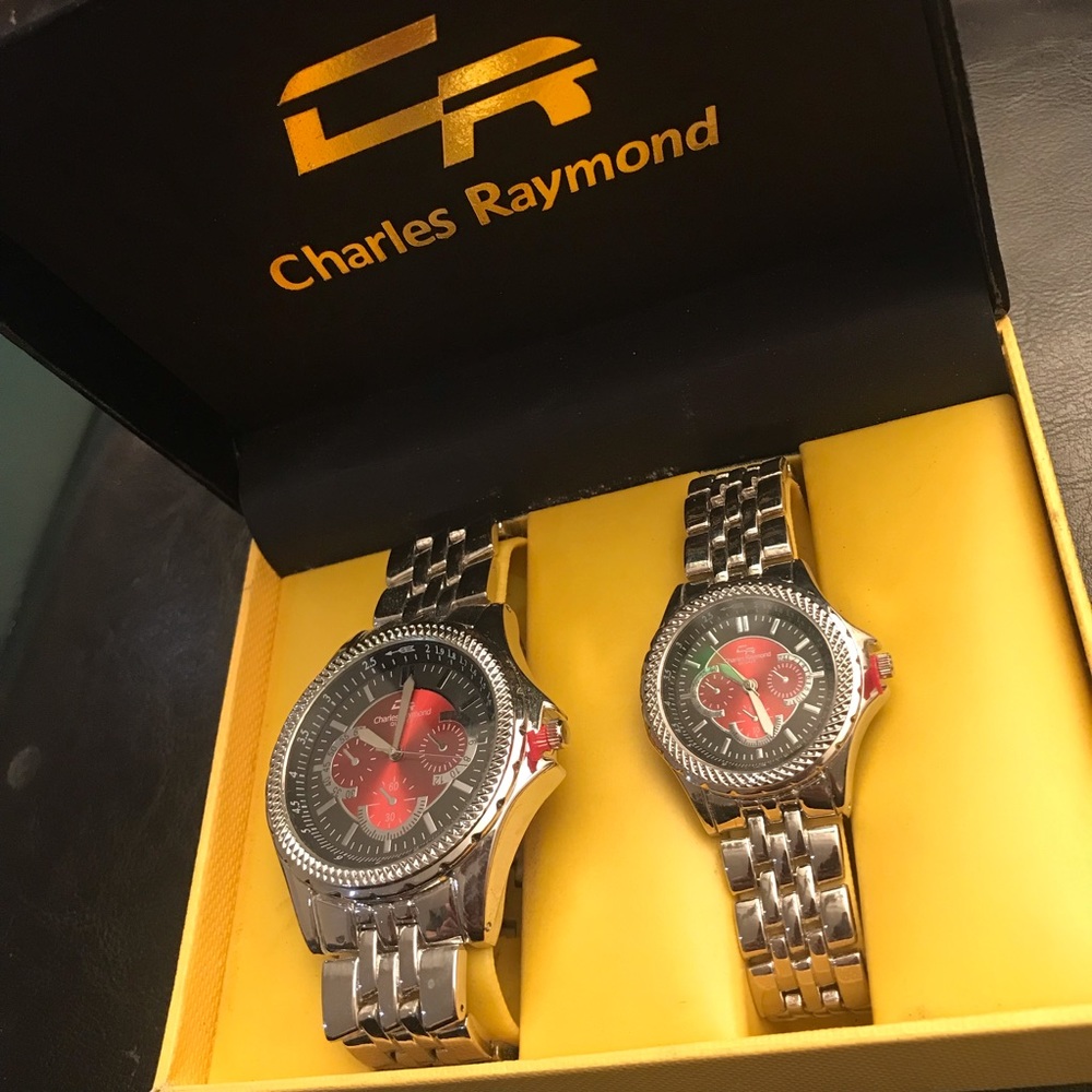 NIB Charles Raymond Watch Set